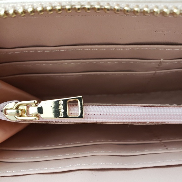 Bebe Poppy Blush Zip Around Wallet - Picture 5 of 7